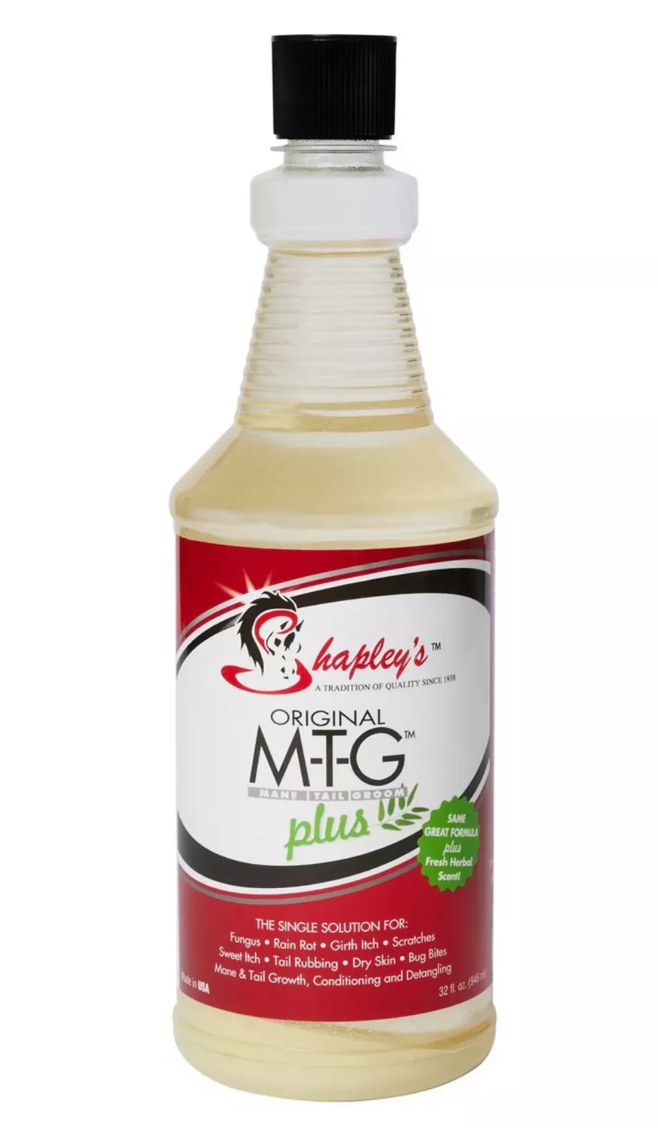 Shapley’s Original MTG Mane Tail Groom Plus Horse Solution