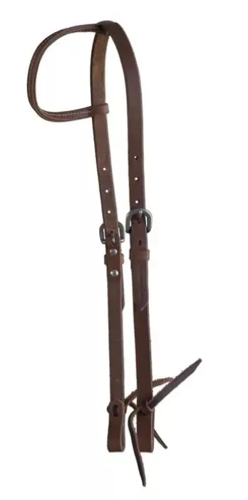 Shenandoah One Ear Oiled Leather Headstall