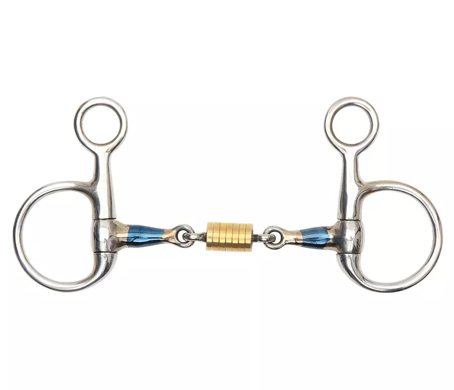 Shires Blue Iron Hanging Cheek With Rollers