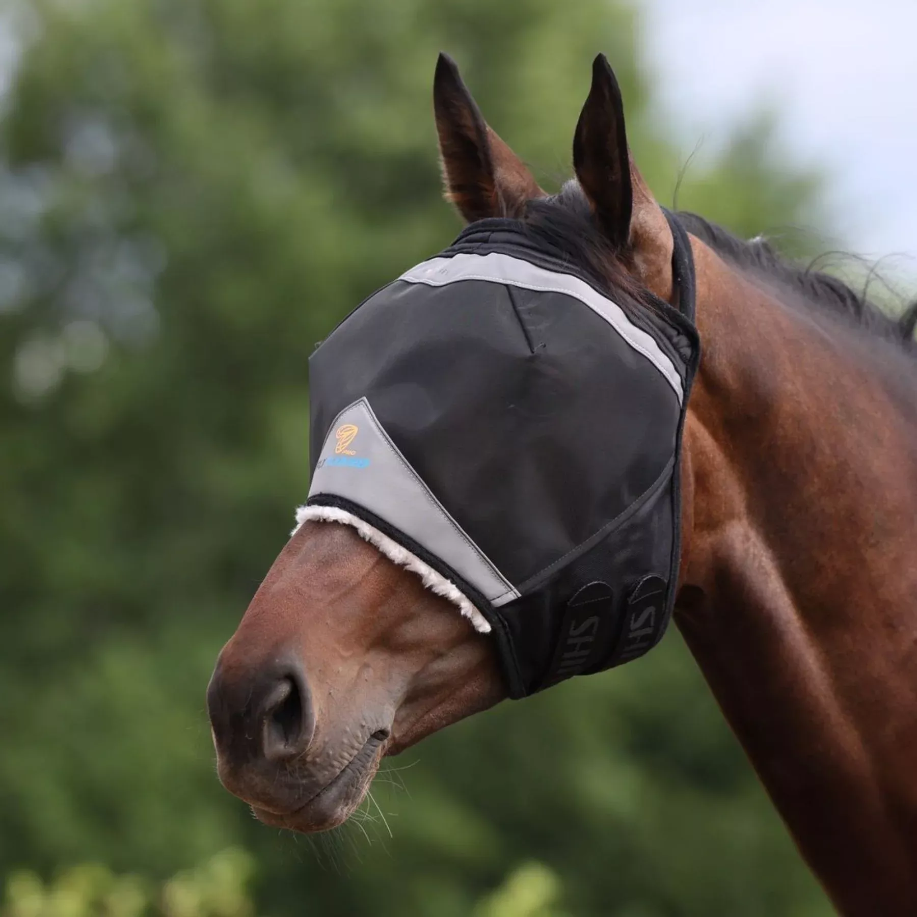 Shires Fine Mesh Earless Fly Mask