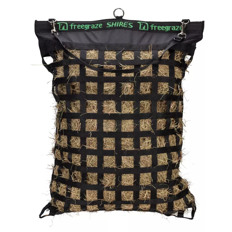 Shires Freegraze Deluxe Web Haybag - Black
