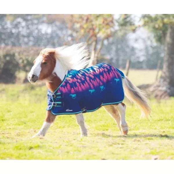 Shires Miniature Highlander Turnout- Lite (0g) - Navy Forest