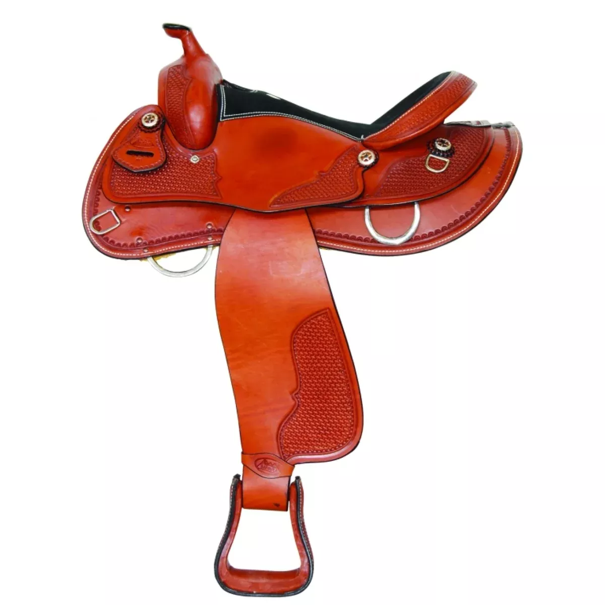 SIERRA HALFINGER DRAFT SADDLE, SOFT CHESTNUT