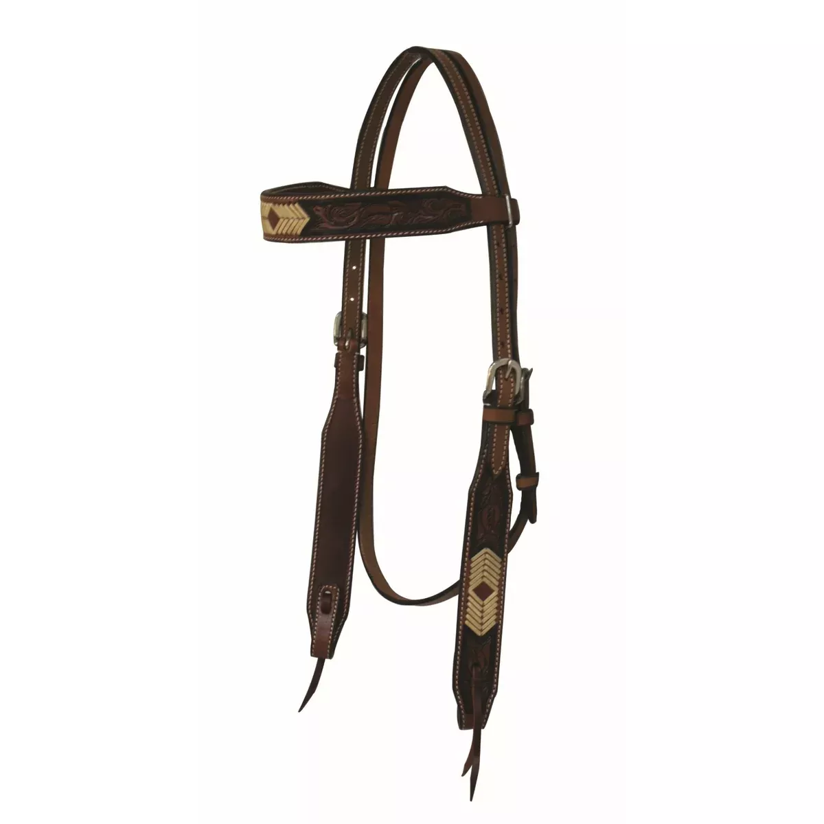 SIERRA OAKLEY BROWBAND HEADSTALL, MEDIUM OIL