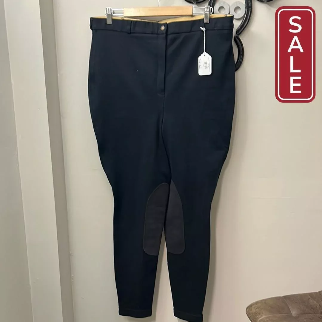 Sigma Black Kneepatch Breeches 40L