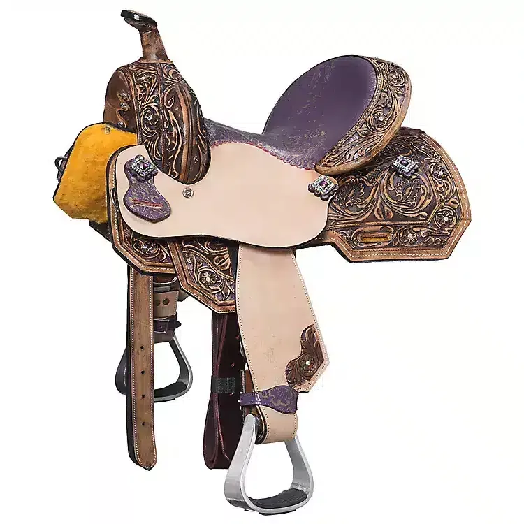 Silver Royal by Tough1 Sweet Pea Pony Saddle
