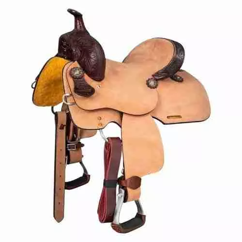 Silver Royal Youth Brooks Barrel Saddle Pkg
