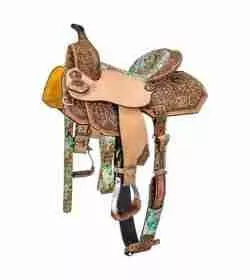 Silver Royal Youth Cactus Barrel Saddle Pkg
