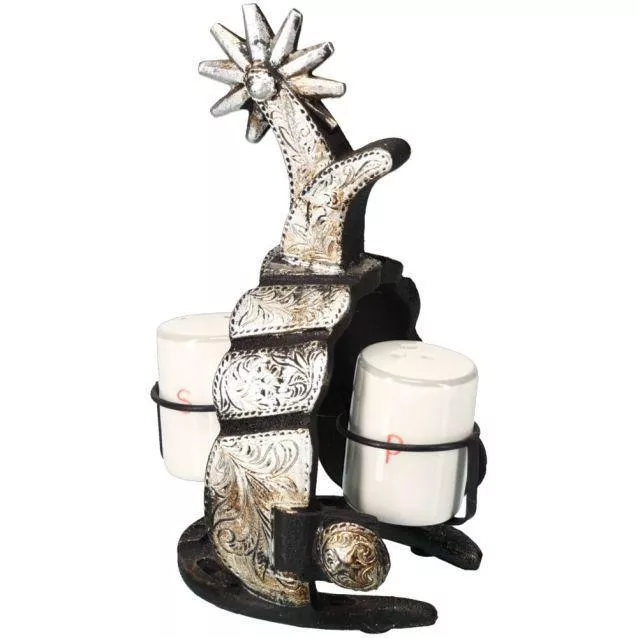 Silver Spur Salt & Pepper Shaker Set 87-1219