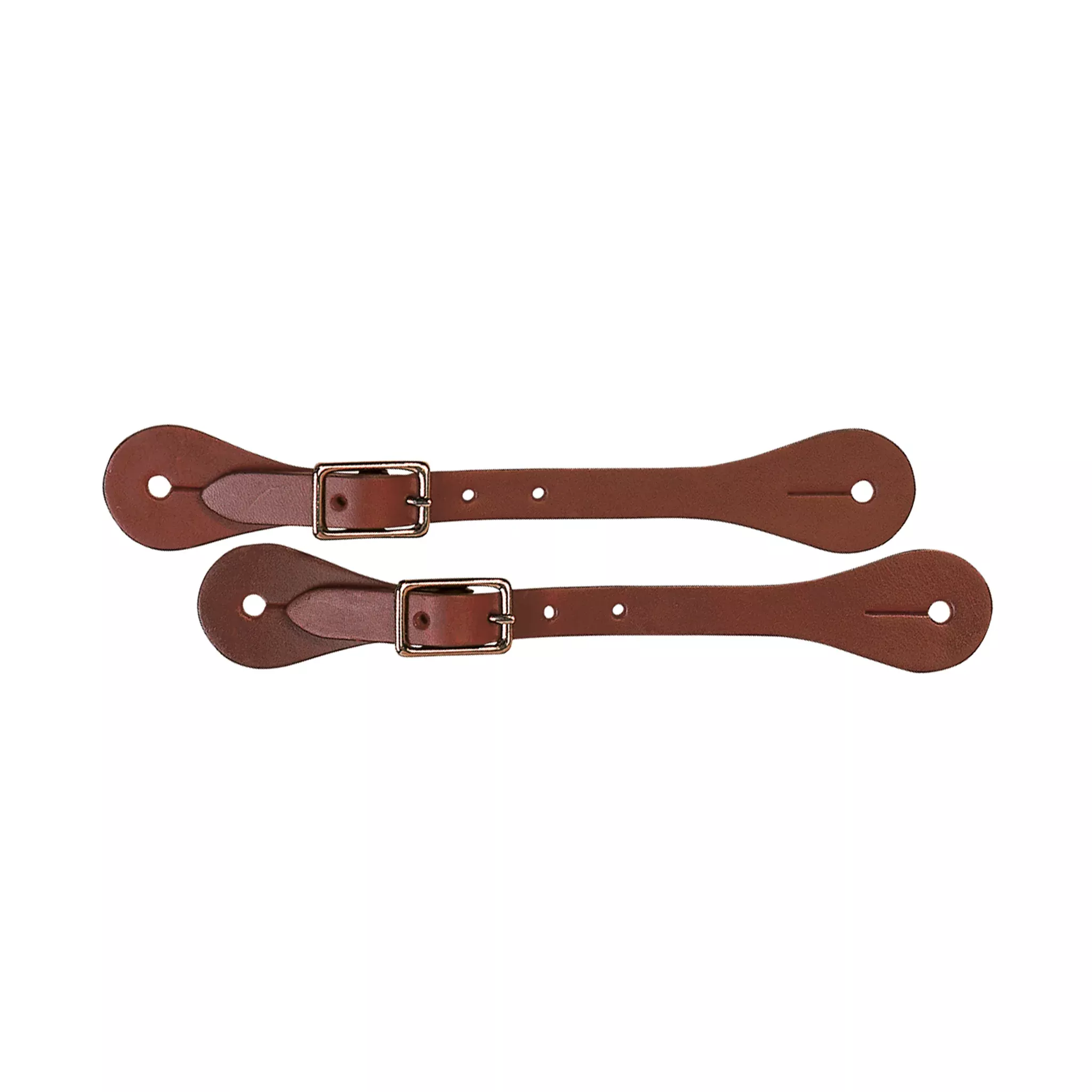 Single-Ply Ladies Spur Straps, Rich Brown