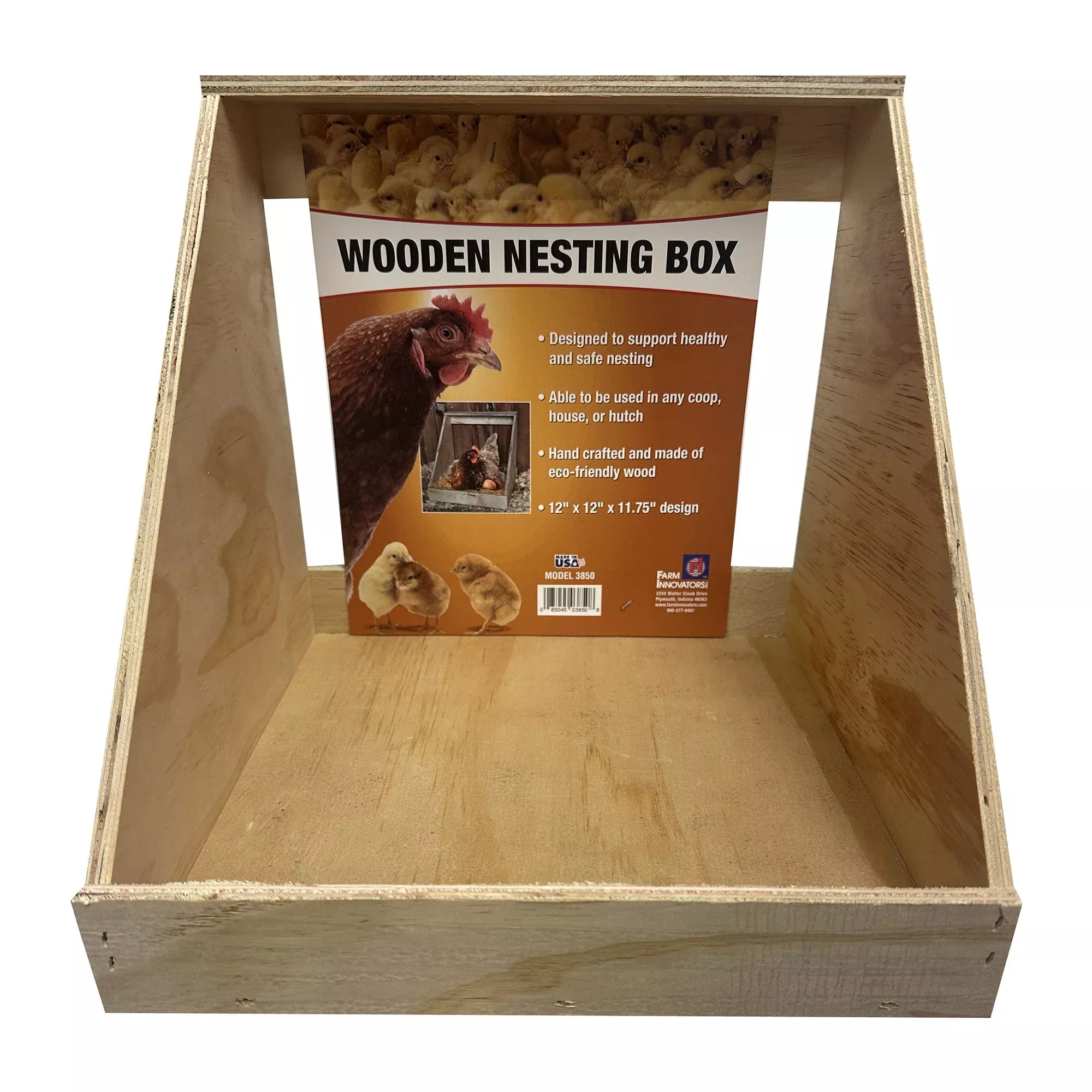 Single Wood Nesting Box