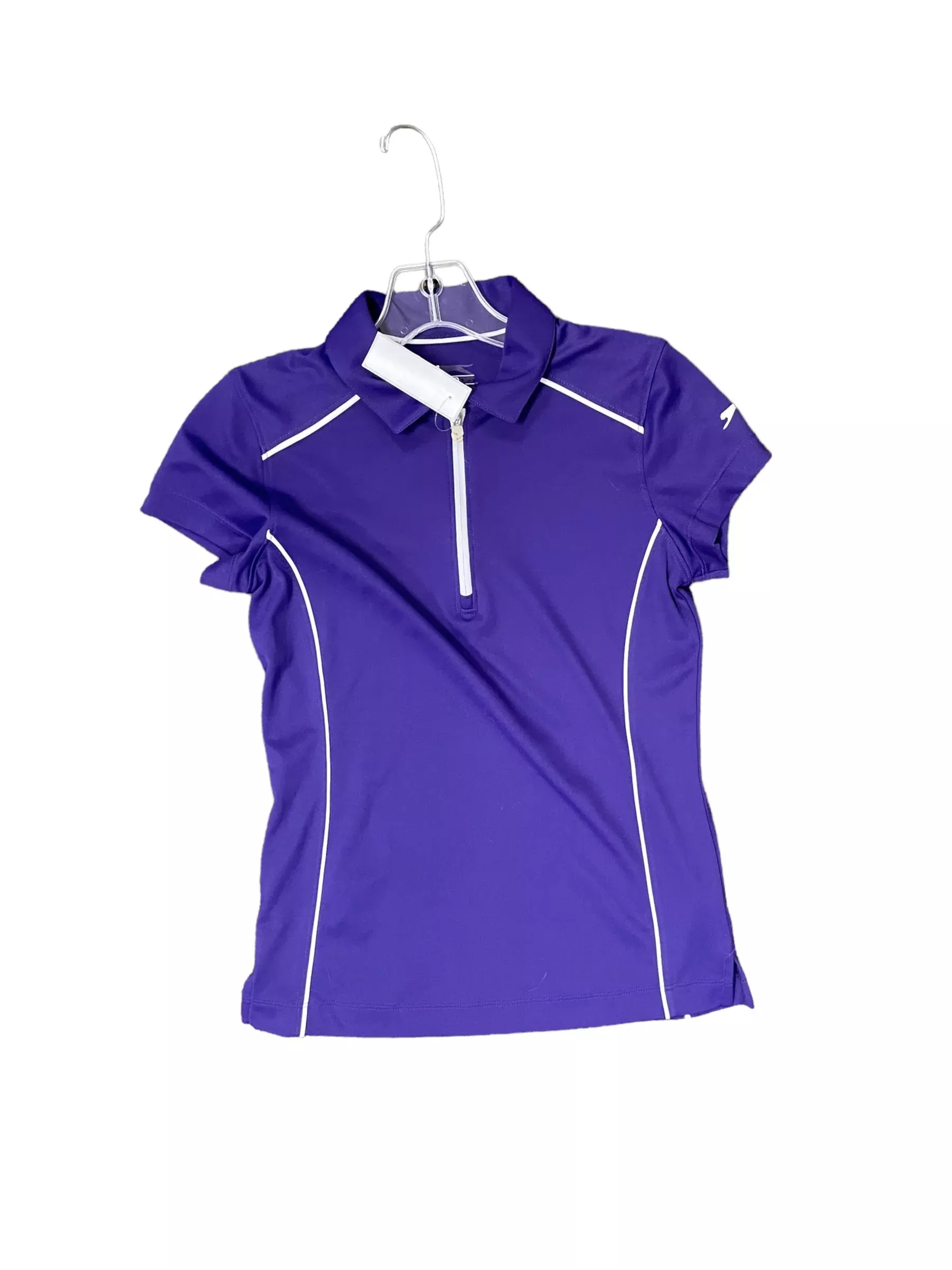 Slazenger Polo - Purple/White - XS - USED