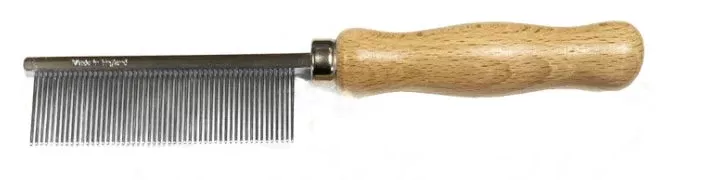 Smart Grooming Quarter Marking Comb Wooden Handle