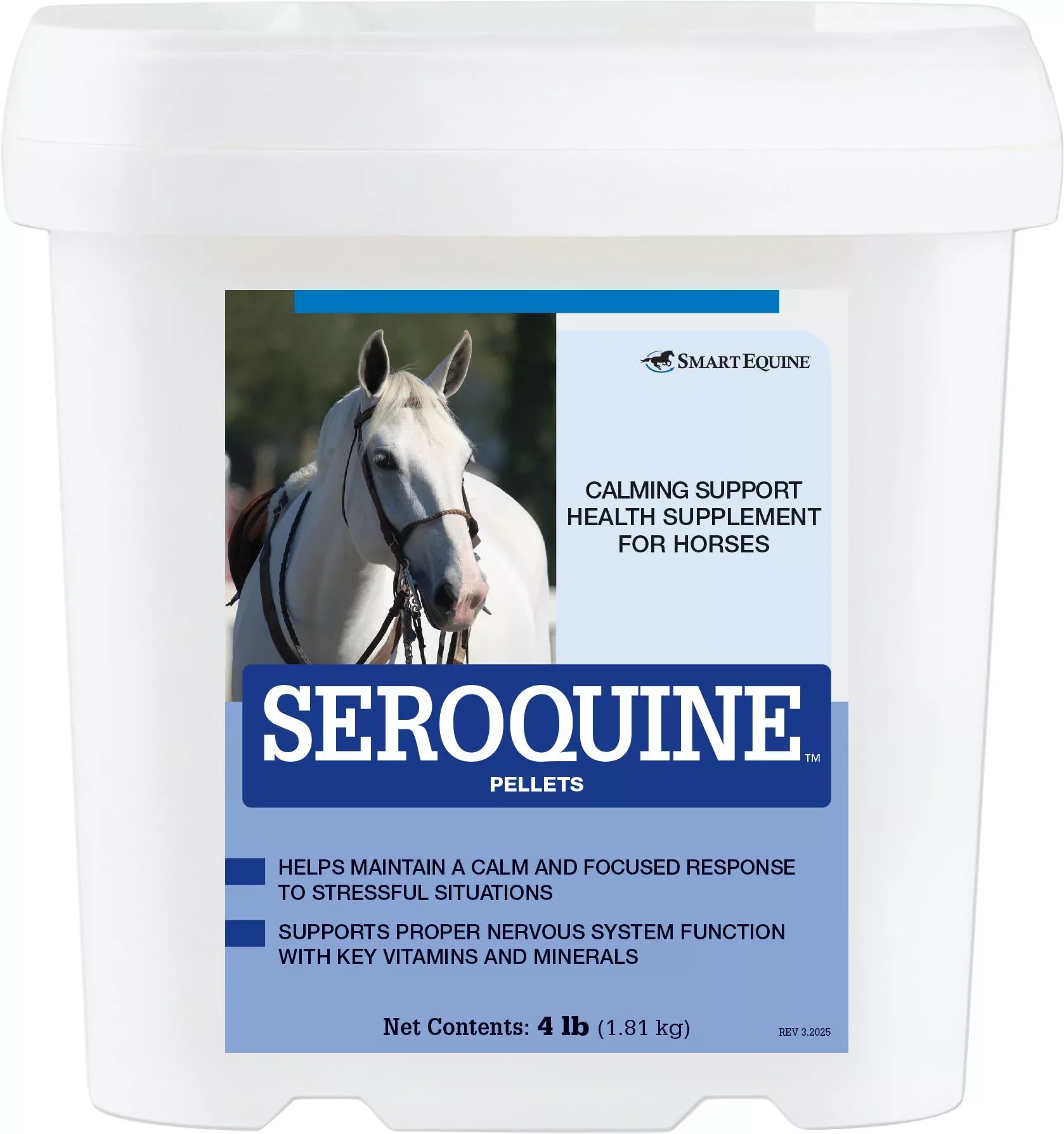 SmartEquine SeroQuine Calming Formula Pellets, 4 lb