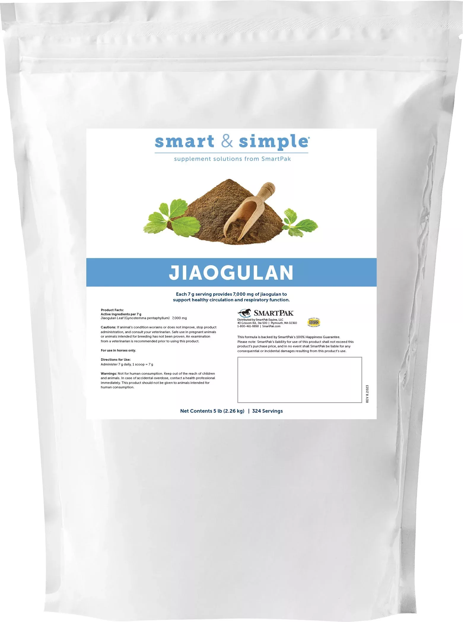 SmartEquine Smart & Simple Jiaogulan, 5 lb