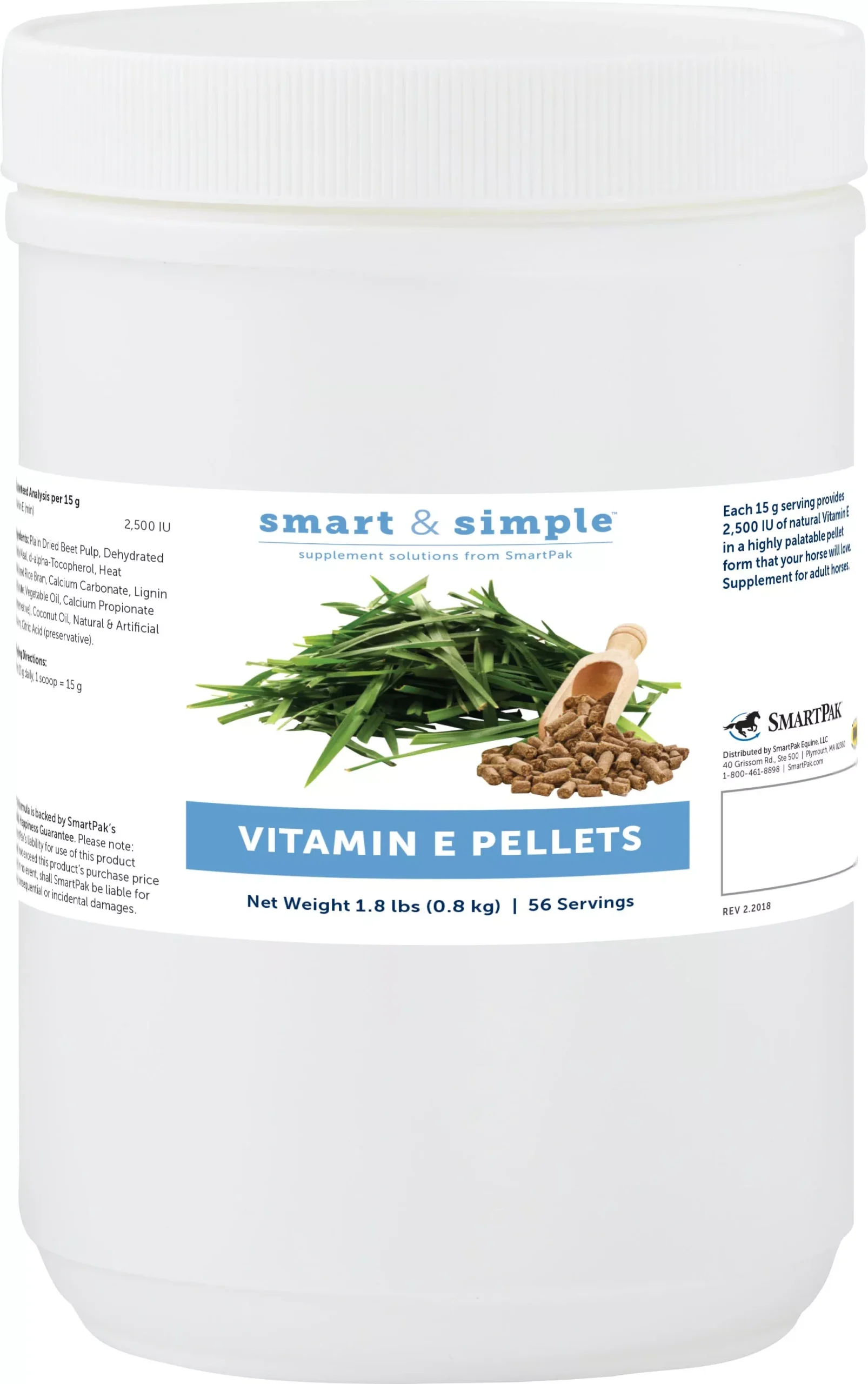 SmartEquine Smart & Simple Vitamin E Pellets, 1.8 lb