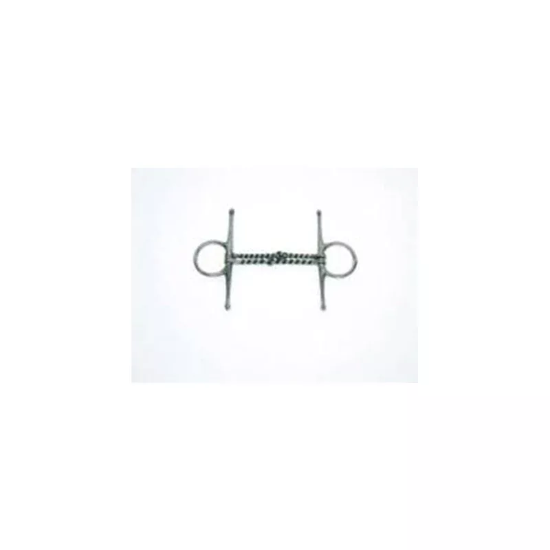 Snaffle-Full Cheek Stainless Steel Double Twisted Wire