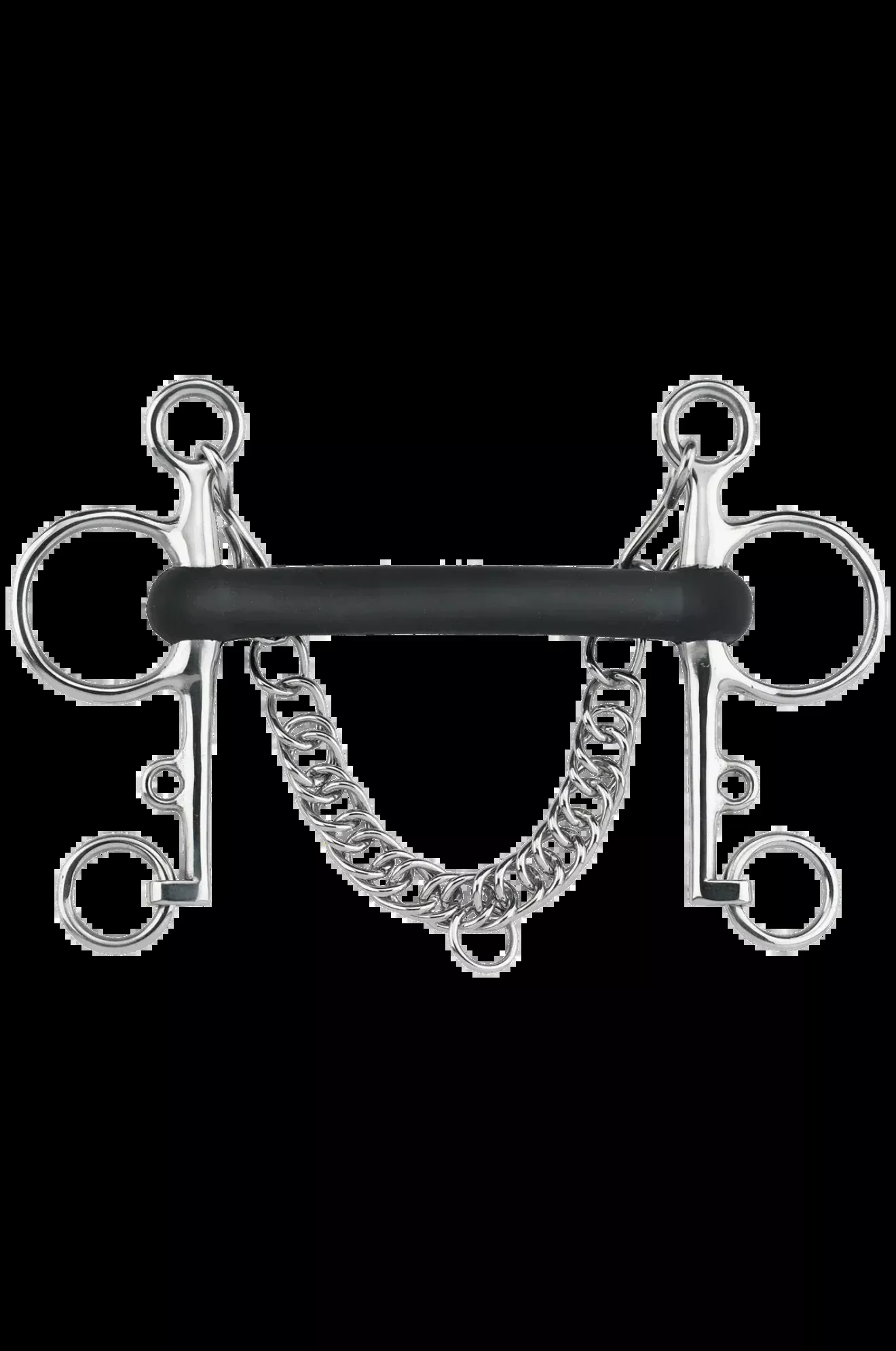 Soft Rubber Mullen Mouth Pelham Bit