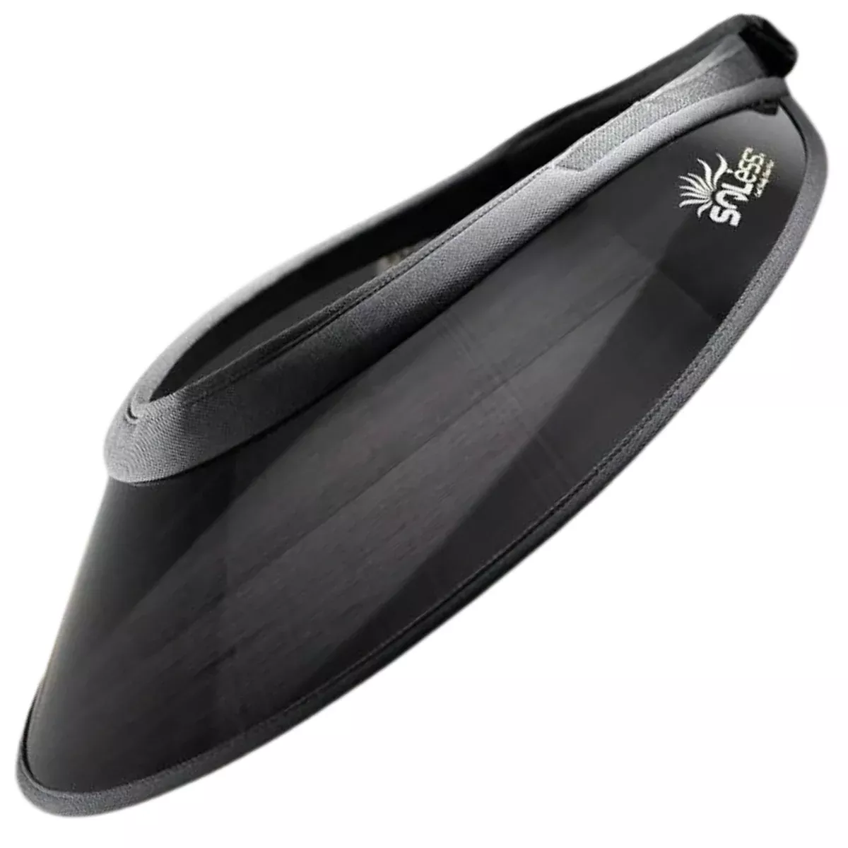 Soless Velcro UV-Blocking Visor in Black