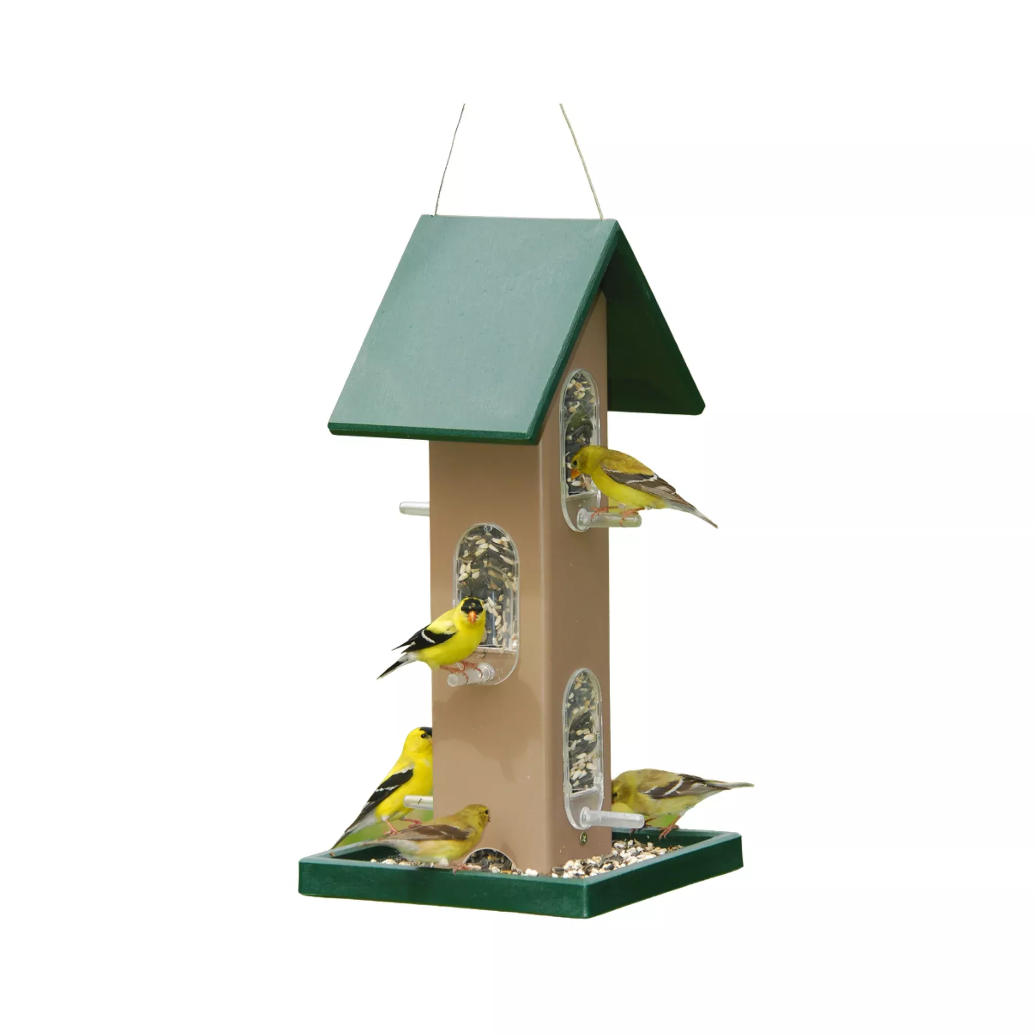Songbird Essentials Tube Feeder with Seed Tray