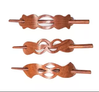 Sophia Woodcut Barrette