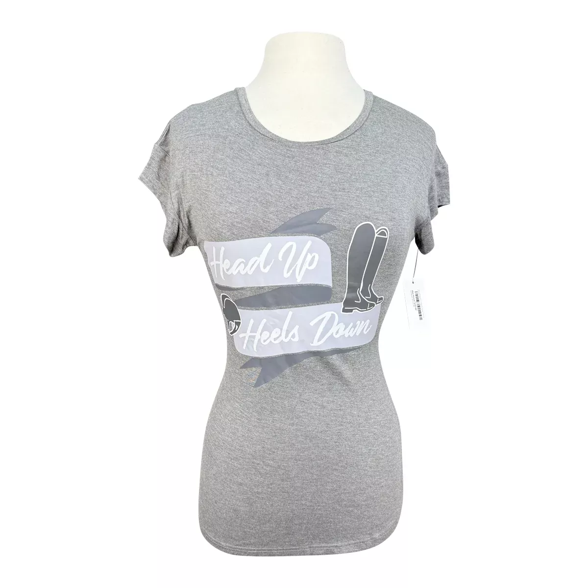 Spiced Equestrian Heels Down Tee in Pepper - Women's Medium