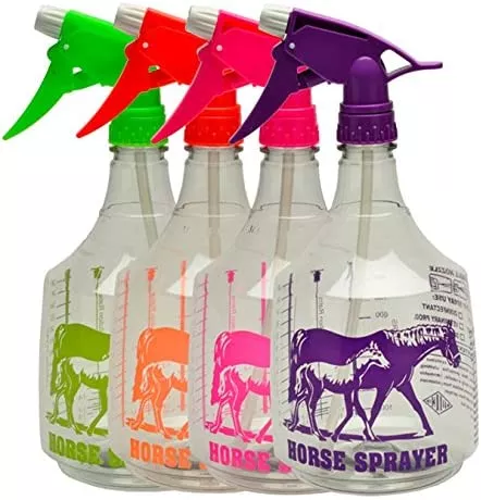 Spray Bottle Clear Pet/Horse Neon 36oz