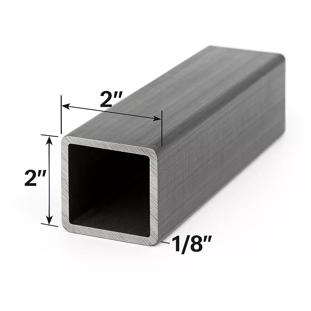 SQ TUBING 2 X 2 X 11GA