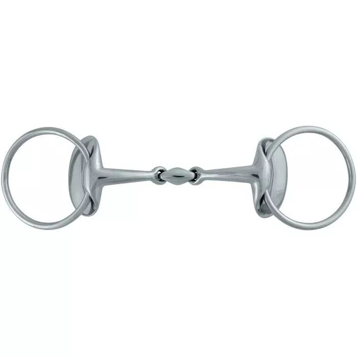 Stubben Silver Wing Double Jointed Snaffle
