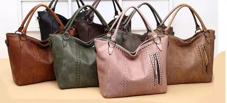 Studded Handbag / ToteVegan Leather