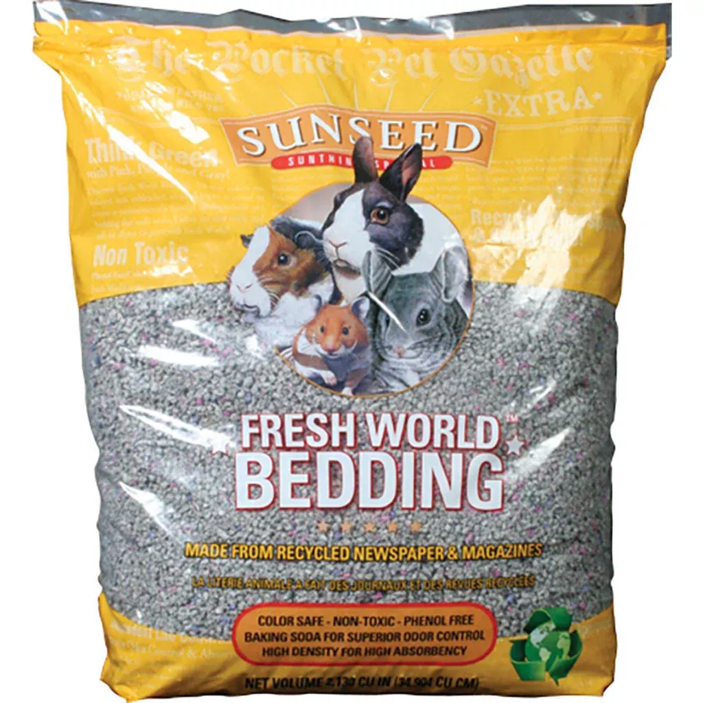 Sunseed Fresh World Original Small Animal Bedding, 25 lb