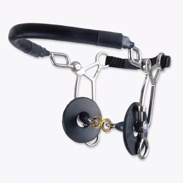 Sweet Iron Hackamore Combi Short French Link Bit