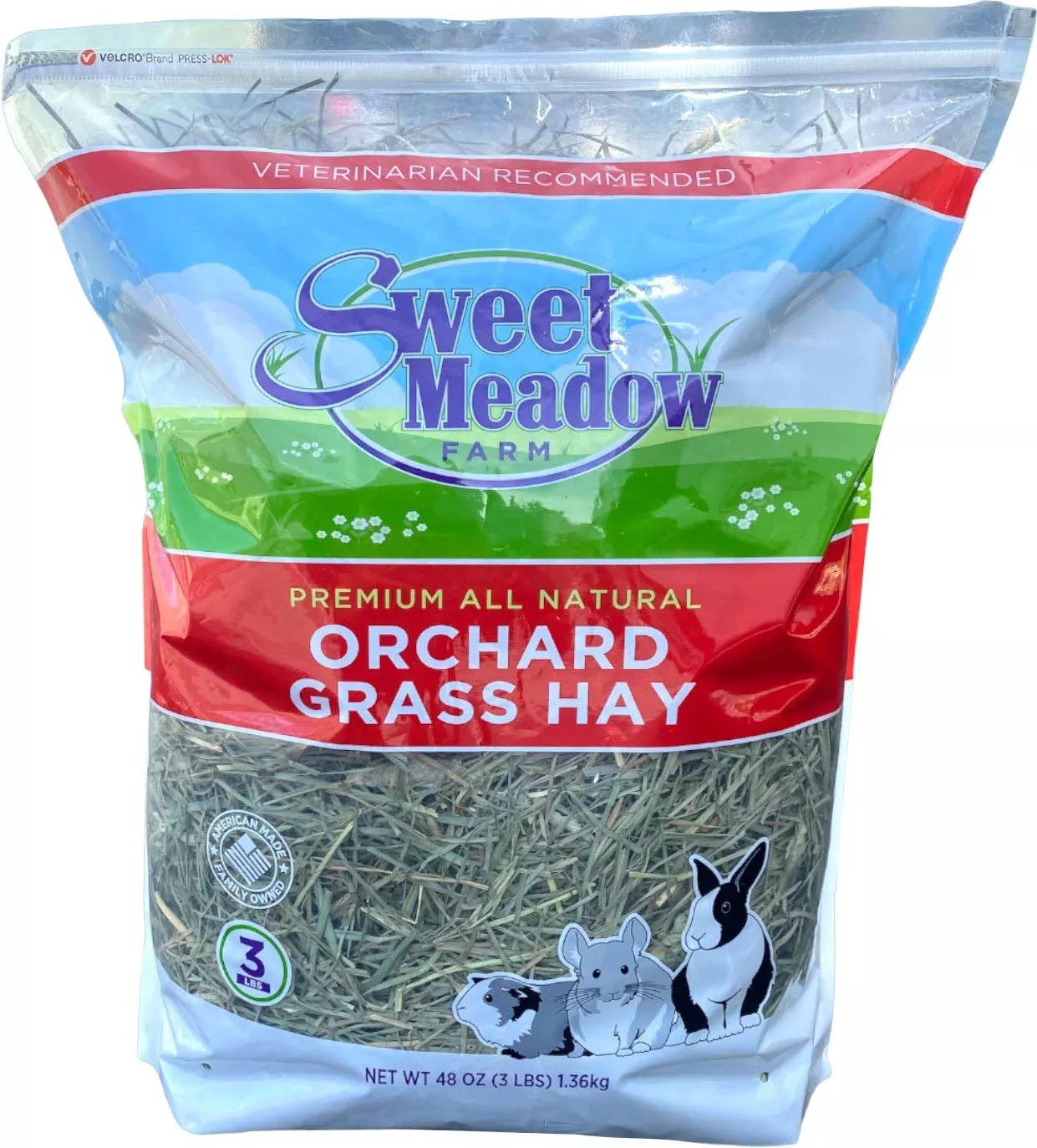 Sweet Meadow Farm Orchard Grass Hay 3 lb
