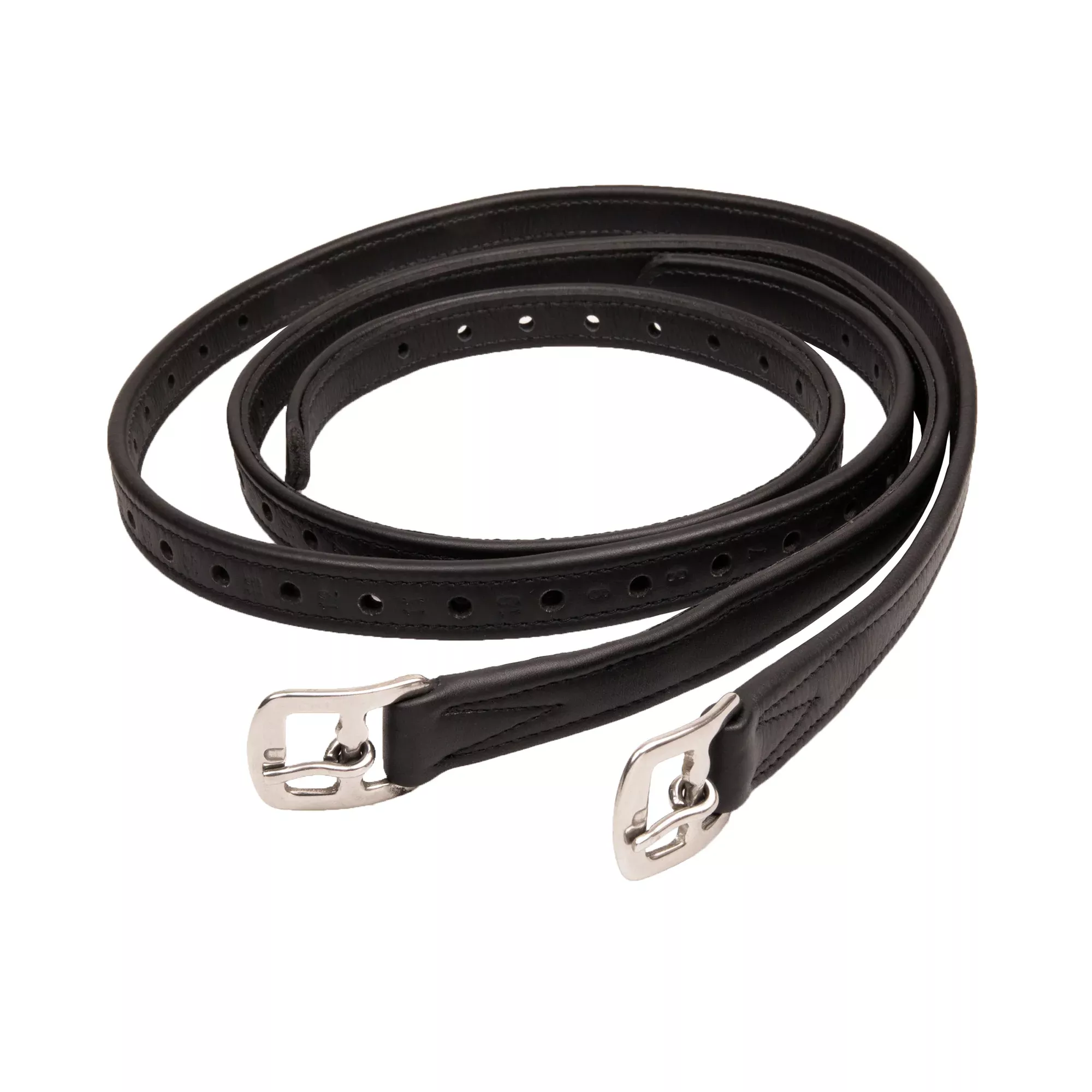 Syd Hill Junior 3/4" Soft Leather Stirrup Leathers with Nylon Insert