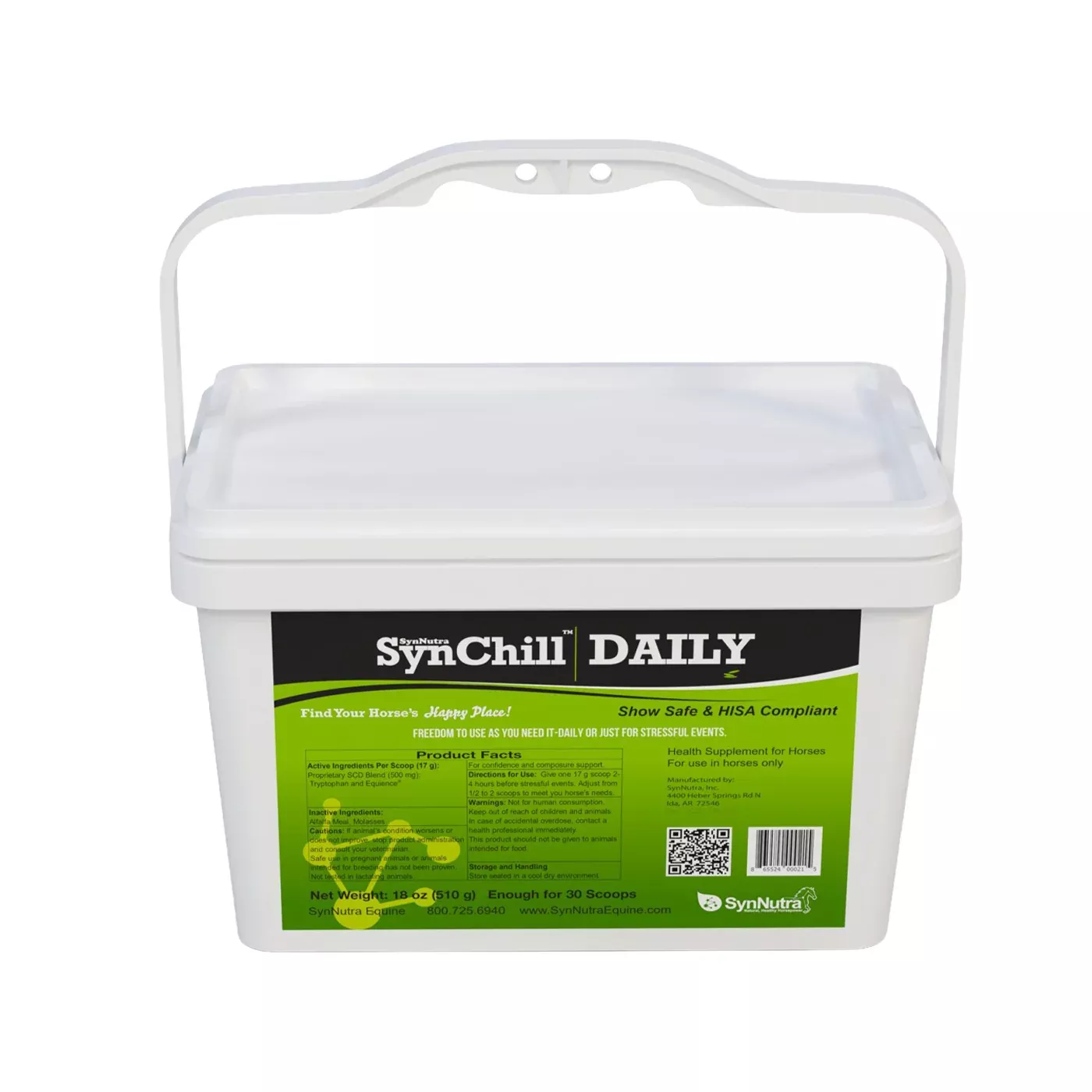 SynNutra SynChill Daily Horse Calming Pellets 1.13 lb.