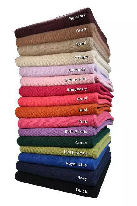 Tahoe Tack Heavy-Duty Solid Color New Zealand Wool Saddle Blanket36" x 34"
