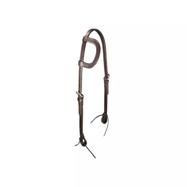 Tahoe Tack Premium Double Layer Leather Western Slip Ear Headstall