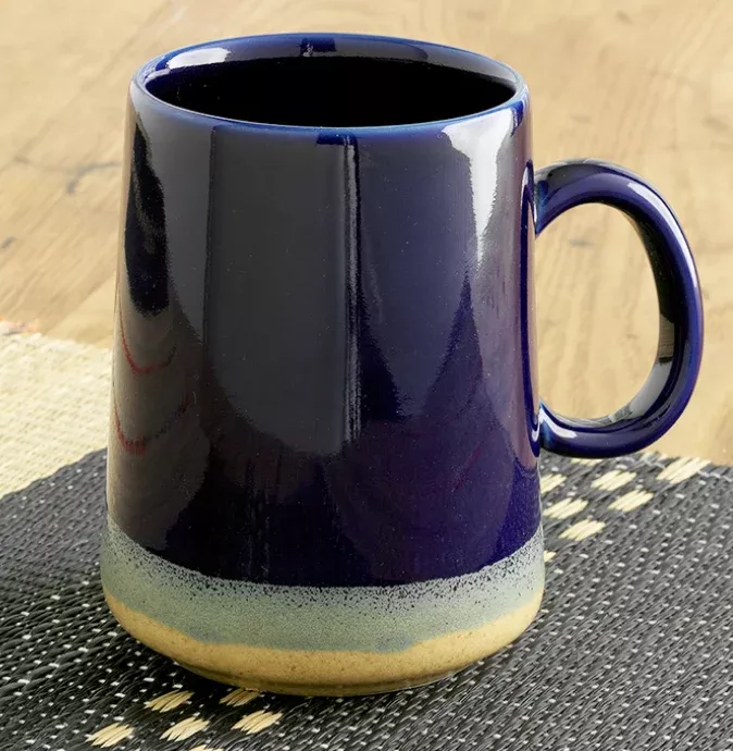 Tall Farmhouse Mug-Cobalt
