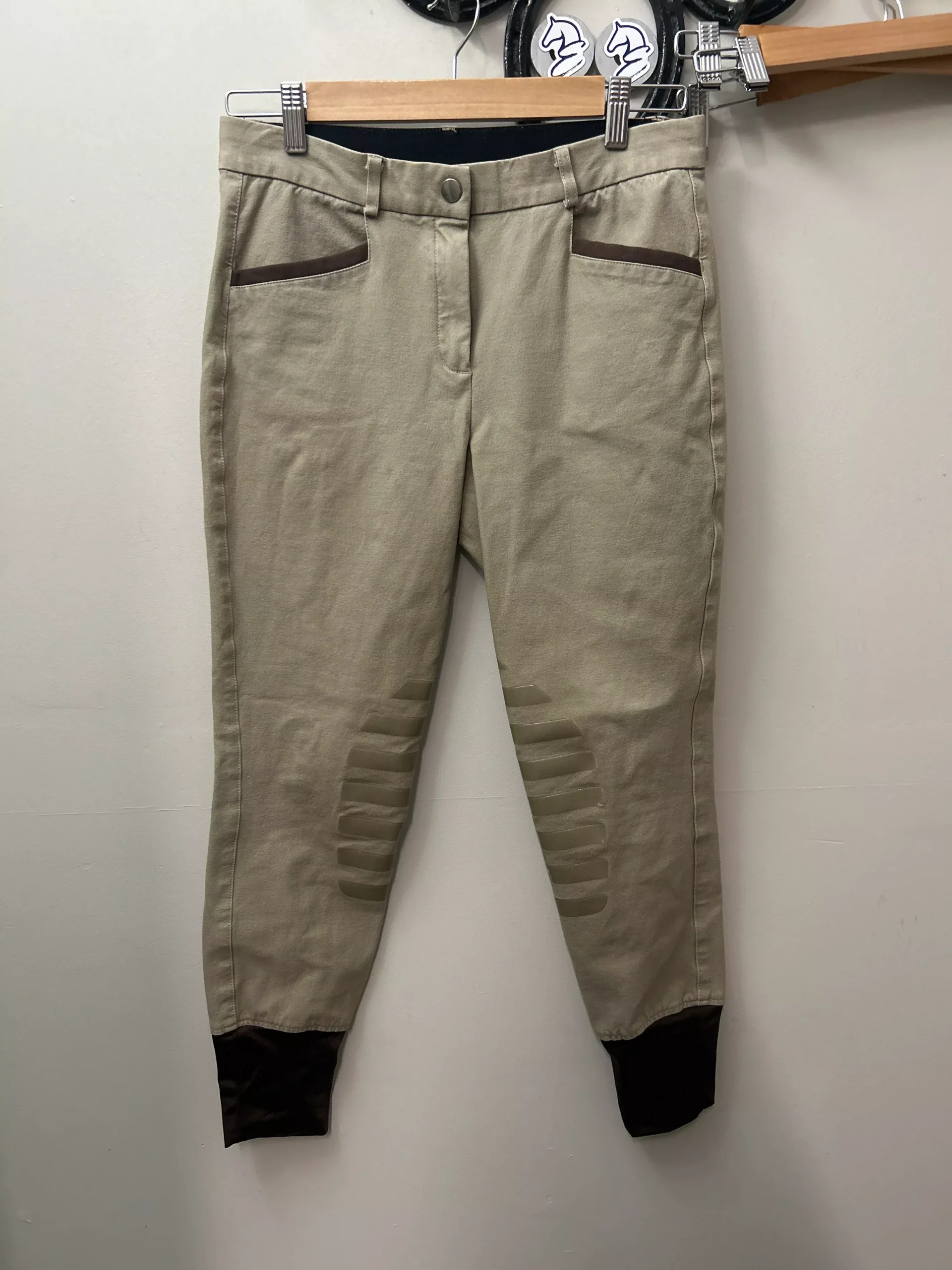 Tan Knee Patch Breeches 28