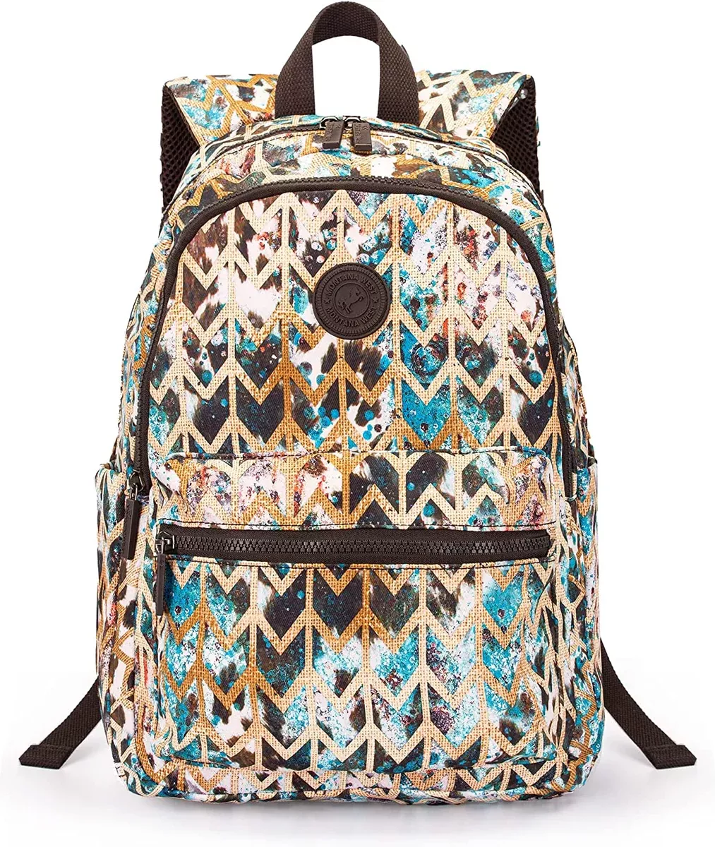 Tan Multi Aztec Backpack