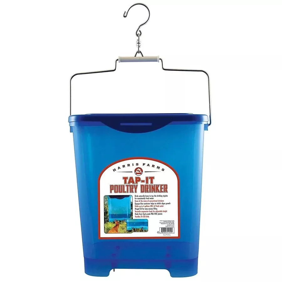 Tap-it Poultry Drinker, 4Gal