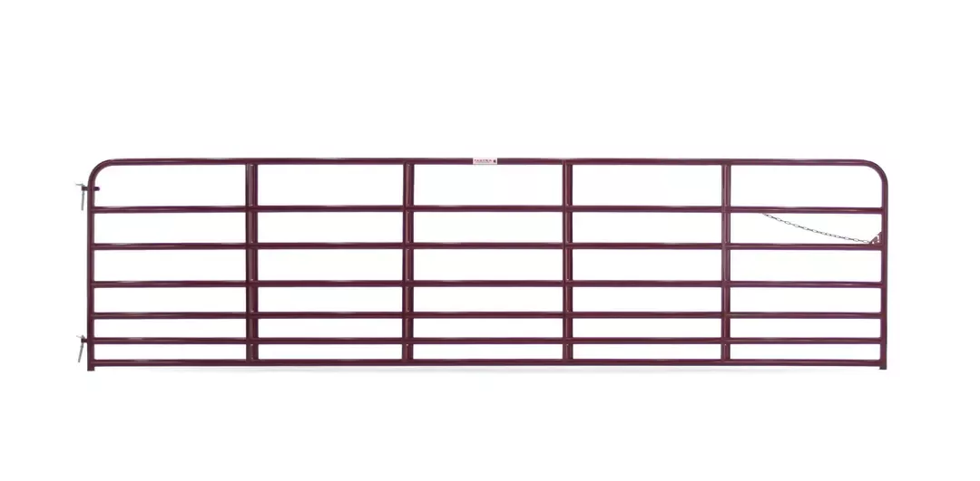 Tarter 16' Steelmax Stock Gate, Red