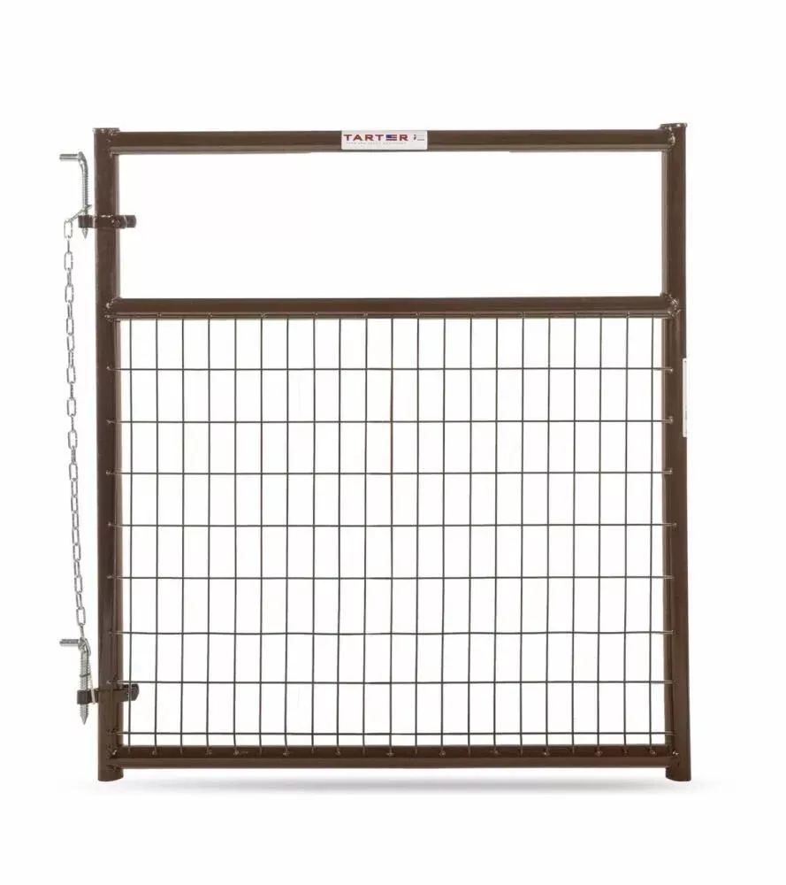 Tarter 6' Wire-Filled Gate, Brown