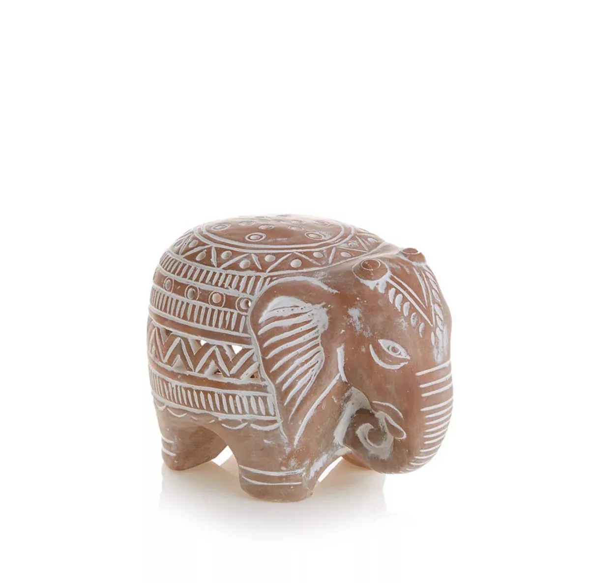 Terra Cotta Elephant Lantern