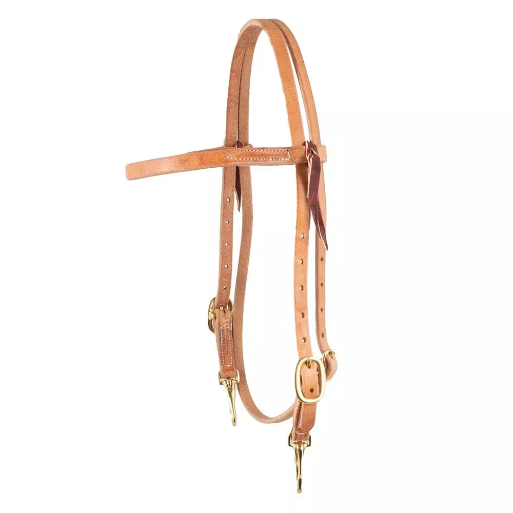 Teskey's Browband Headstall w/Snap Bit Ends