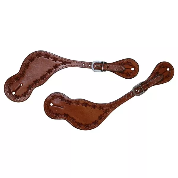 Texas-Tack Barbed Wire Spur Straps