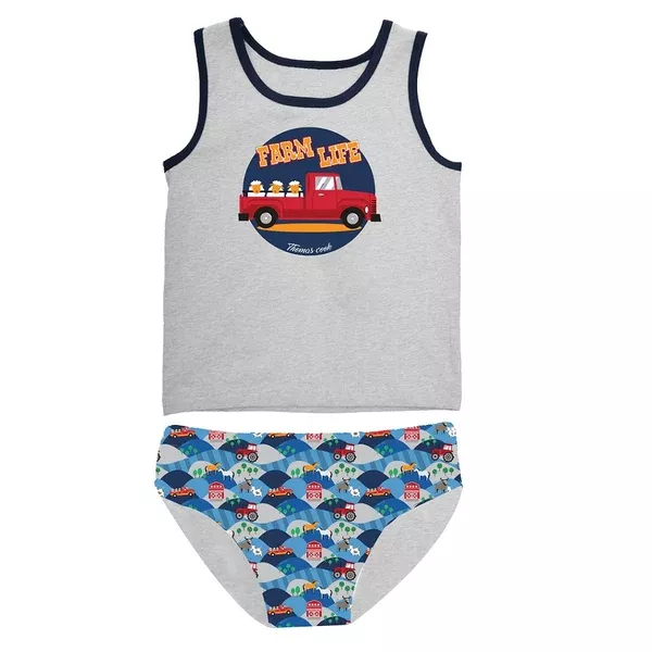 Thomas Cook Boys Farm Rides Singlet & Underwear Pack Multi