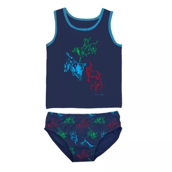 Thomas Cook Boys Rodeo Ride Singlet and Underwear Pack