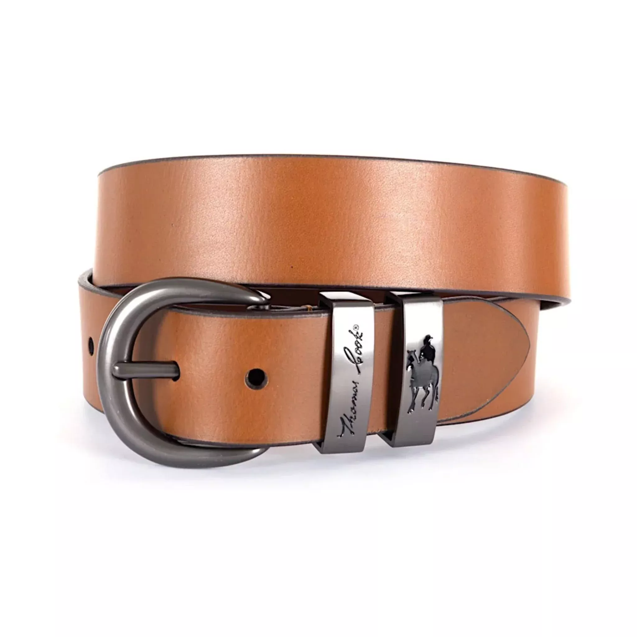 Thomas Cook Gunmetal Twin Keeper Belt