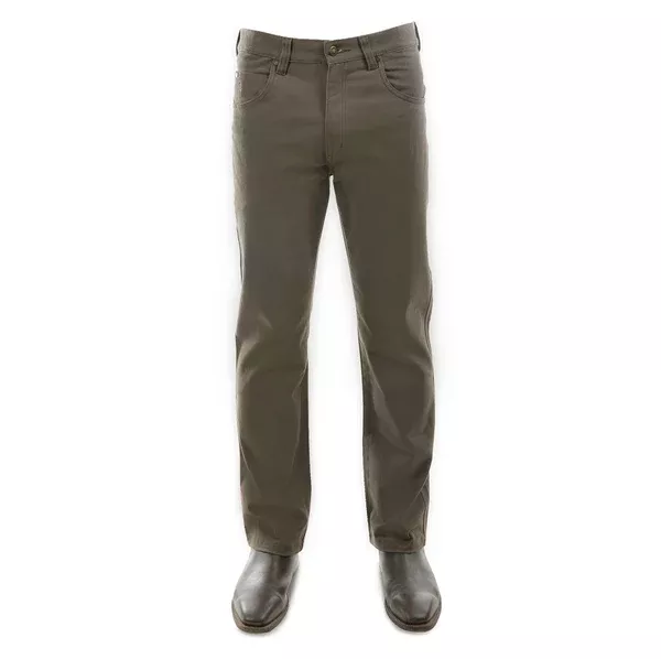 Thomas Cook Mens Jean | Coloured Denim with Wool | Greystone